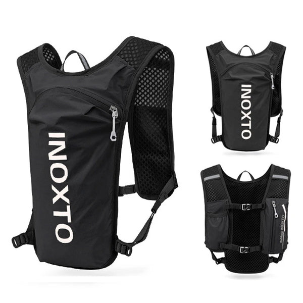 5L lightweight hydration vest for trail running, marathon, cycling and climbing with breathable mesh design