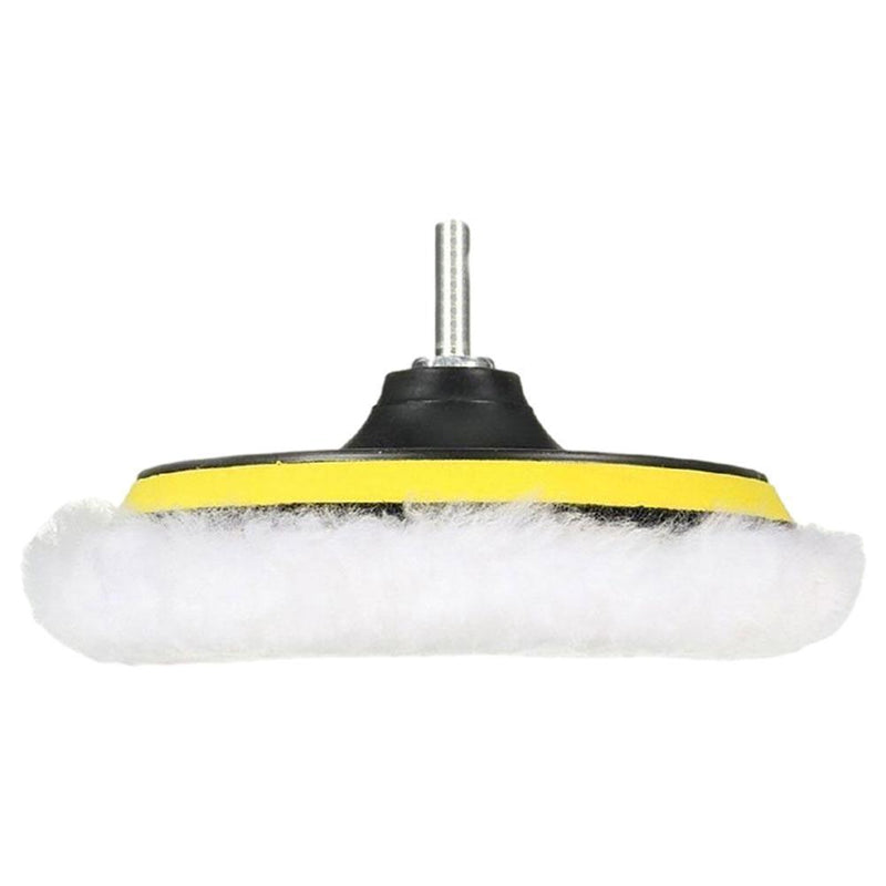 Universal 3/4" Wool Car Polishing Pad – M10/M14 Compatible Buffing Disc for Waxing & Detailing