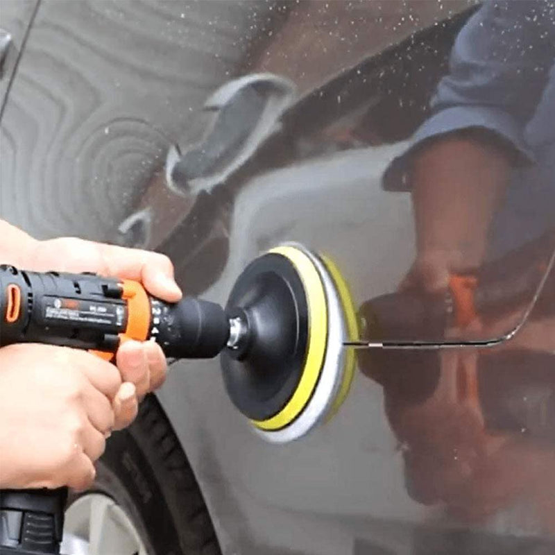 Universal 3/4" Wool Car Polishing Pad – M10/M14 Compatible Buffing Disc for Waxing & Detailing