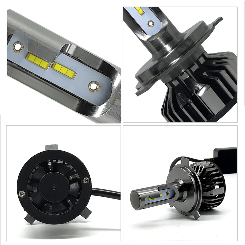 Heyword 160W 26000LM CSP LED Headlights – H4 H7 H11 9005 Bulbs | 3000K-8000K Super Bright Car Lights