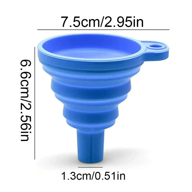 🌟 Universal Silicone Foldable Car Engine Funnel – Portable Auto Fluid Change Funnel for Oil & Washer Fluid 🚗