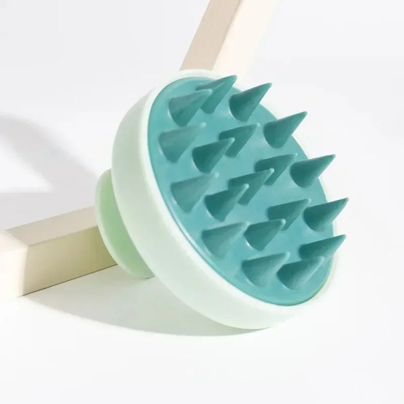 Silicone Scalp Massager Brush 🛁 | Hair Washing & Shampoo Scrubber for Healthy Scalp & Growth