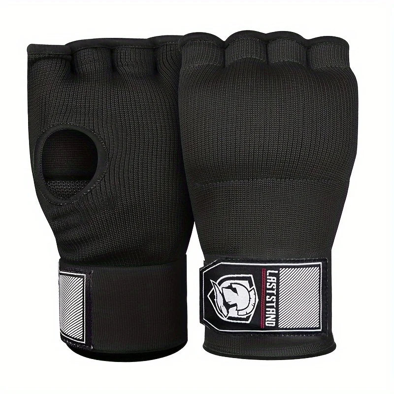 MMA Half Finger Gel Boxing Glove - Muay Thai Training Hand Wrap with Wrist Strap 🥊