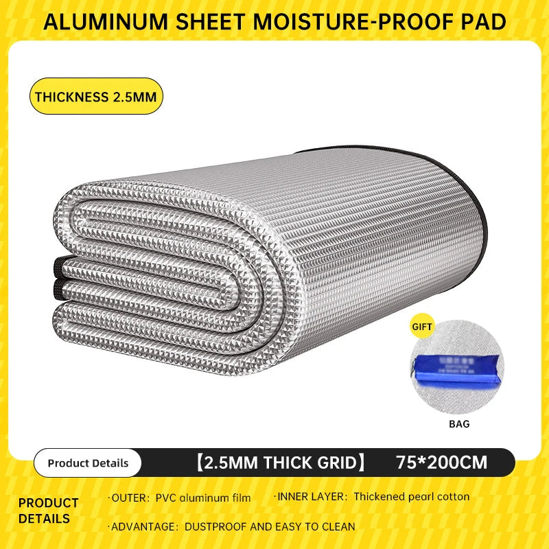 Waterproof Outdoor Picnic Mat 🏕️ | Double-Sided Aluminum Camping & Beach Blanket