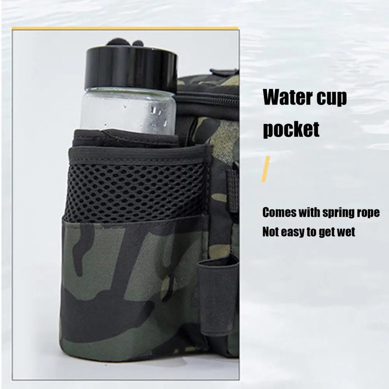 ProCatch™ Fishing Tackle Shoulder Bag 🎣 – Portable Rod Holder & Outdoor Gear Organizer