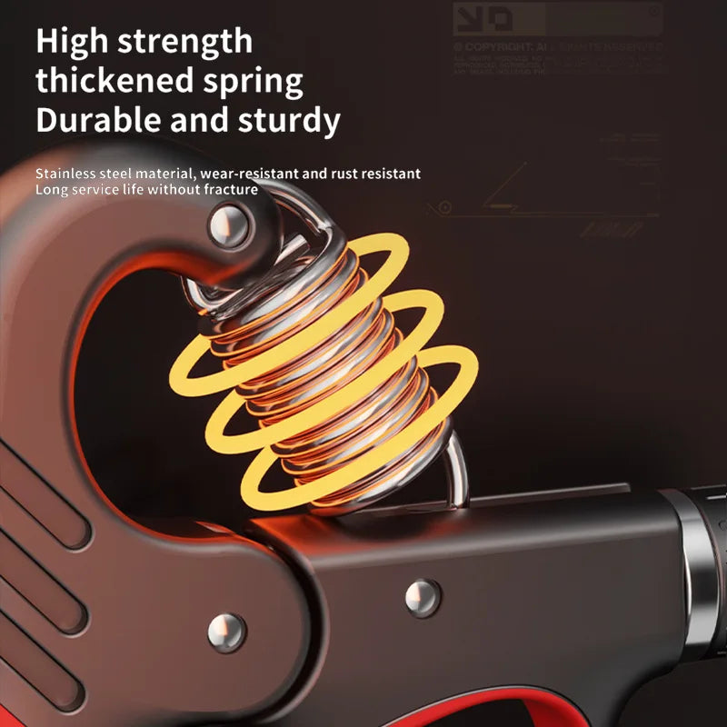 💪 Adjustable Hand Grip Strengthener 5-100kg | Wrist & Forearm Exerciser for Gym & Recovery