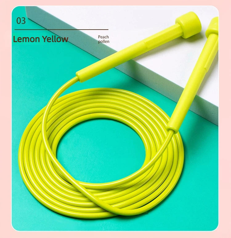 2.8M PVC Speed Skipping Rope 🏃‍♂️🔥 Adjustable Jump Rope for Adults & Kids | Fitness, Weight Loss & Gym Workouts
