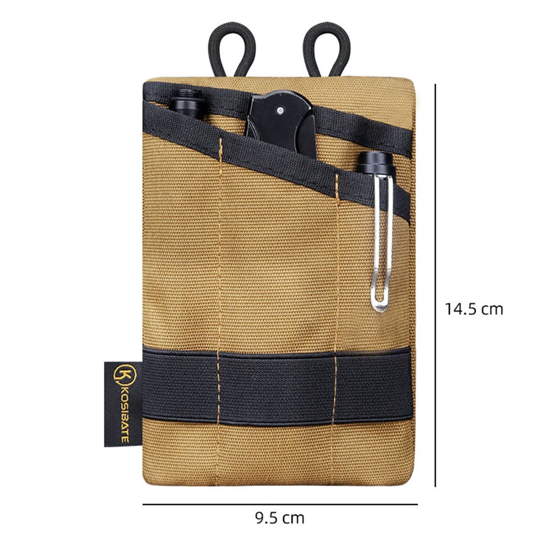 🧭 Compact EDC Organizer Pouch – Tactical Pocket Bag for Camping, Hiking & Everyday Carry