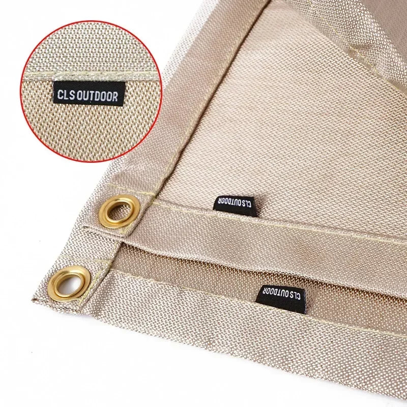 🔥 Fireproof Camping Mat – Flame Retardant BBQ & Picnic Blanket | Heat Resistant Fiberglass Cloth
