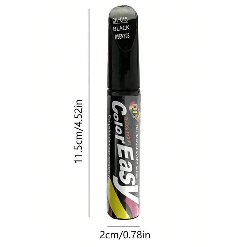 Car Scratch Repair Pen – Touch-Up Paint for Pearl White, Black, Silver Cars