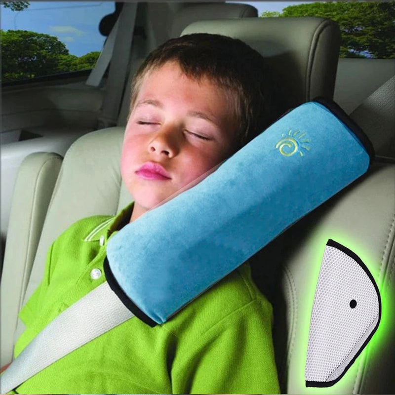 Soft & Safe™ Kids Car Seat Belt Pillow – Universal Shoulder Cushion for Children & Women 🚗🧸
