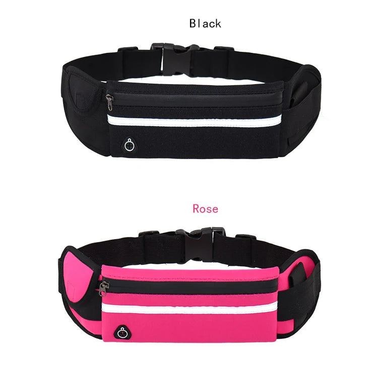 Running Waist Bag – Sports Fanny Pack for Women & Men 🏃‍♀️🏃‍♂️ | Phone Holder for Jogging, Gym, Cycling 🚴‍♀️