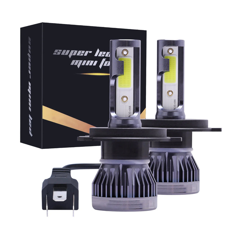 2PCS 20000LM LED Car Headlight Bulbs – H4 H7 H1 H8 H11 9005 9006 9004 H3 H13 – 12V Super Bright Turbo LED Lights