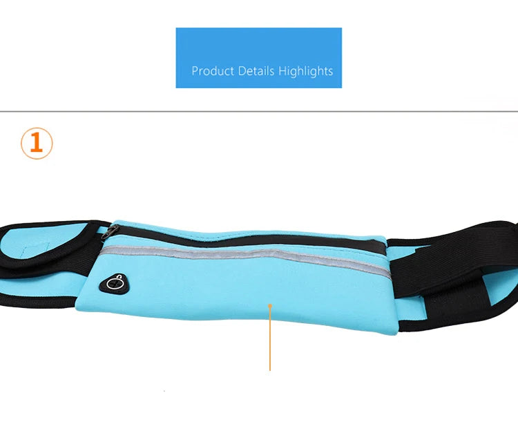 Running Waist Bag – Sports Fanny Pack for Women & Men 🏃‍♀️🏃‍♂️ | Phone Holder for Jogging, Gym, Cycling 🚴‍♀️