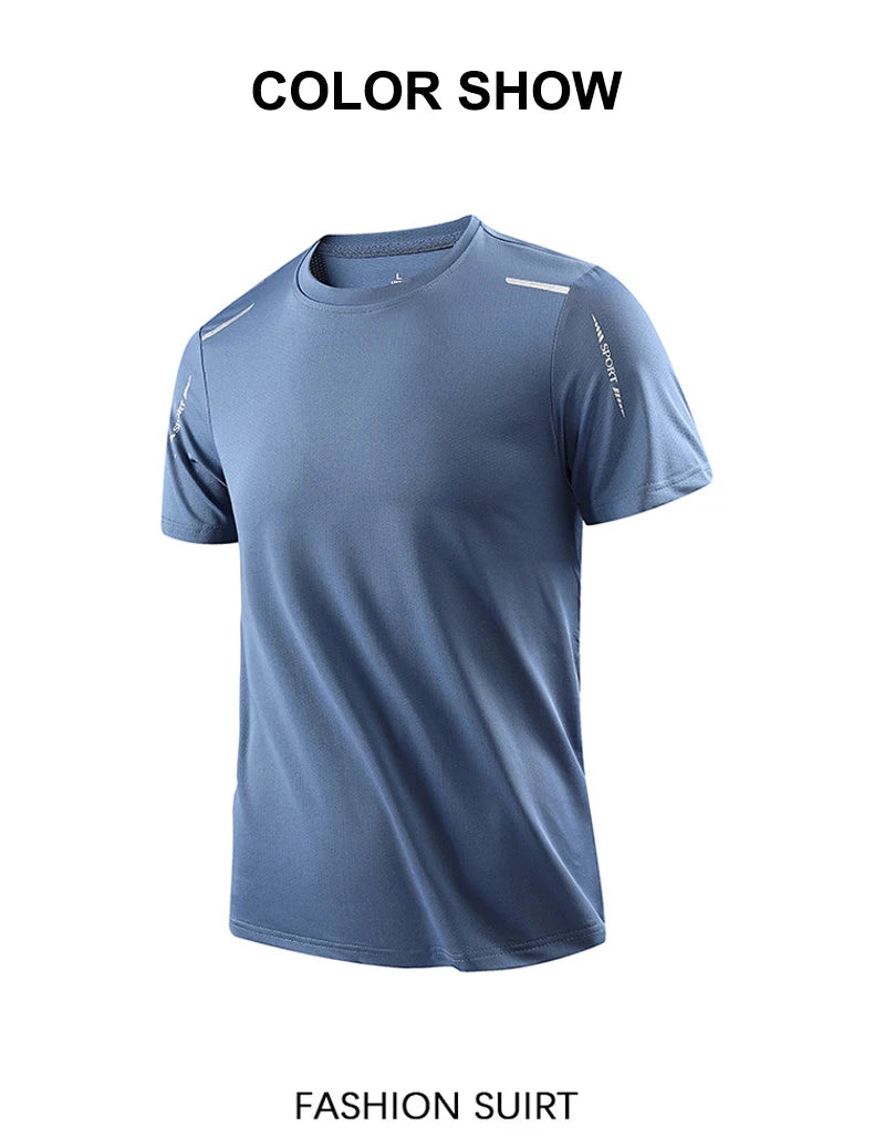 CHRLCK™ Men's Quick Dry Outdoor T-Shirt – Breathable, Lightweight Running & Hiking Tee 👟🌞
