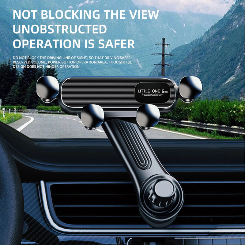 Universal Gravity Car Phone Holder for 4.7-7 Inch Phones 🚗📱 - Shockproof Air Vent Mount
