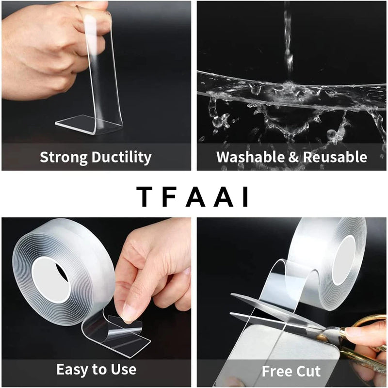 Nano Grip™ Super Strong Double-Sided Nano Tape – Waterproof, Removable, Heavy Duty (20/30/50mm)