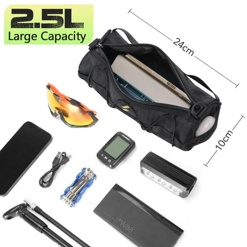 NEWBOLER 🚴‍♂️ Multifunction Bike Handlebar Bag | Waterproof Frame Pannier & Shoulder Bag