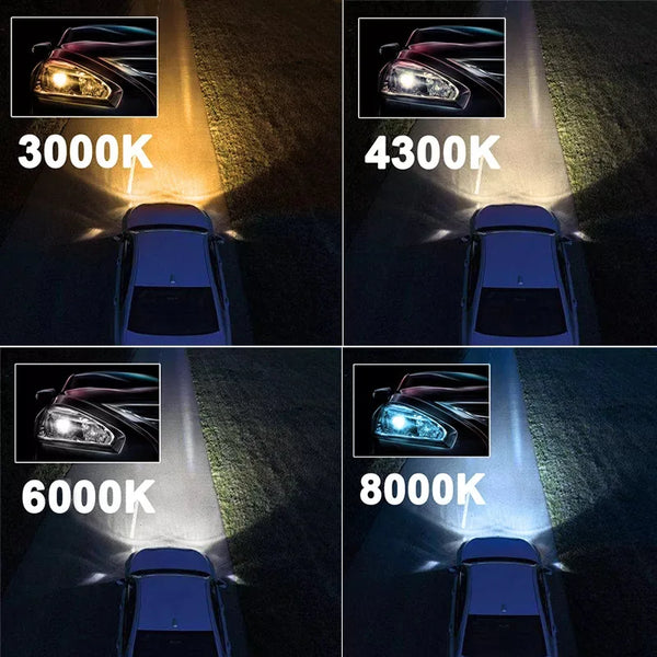 Heyword 160W 26000LM CSP LED Headlights – H4 H7 H11 9005 Bulbs | 3000K-8000K Super Bright Car Lights