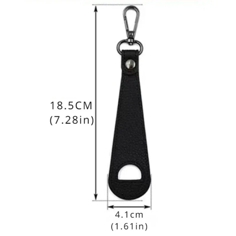 Travel Leather Hat Clip - Golf & Baseball Cap Strap, Hands-Free Glove & Towel Storage Clip