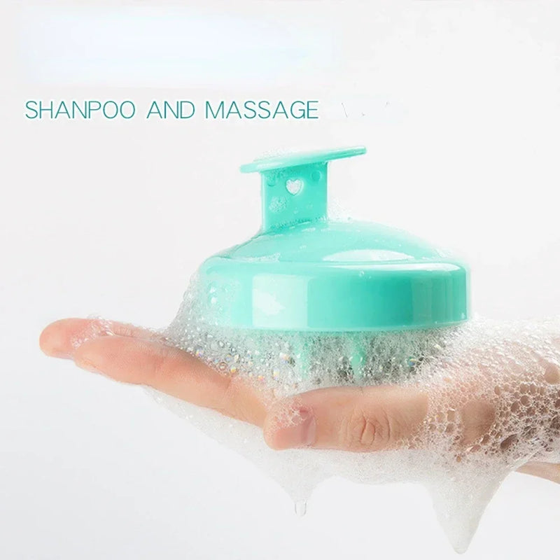 Silicone Scalp Massager Brush 🛁 | Hair Washing & Shampoo Scrubber for Healthy Scalp & Growth