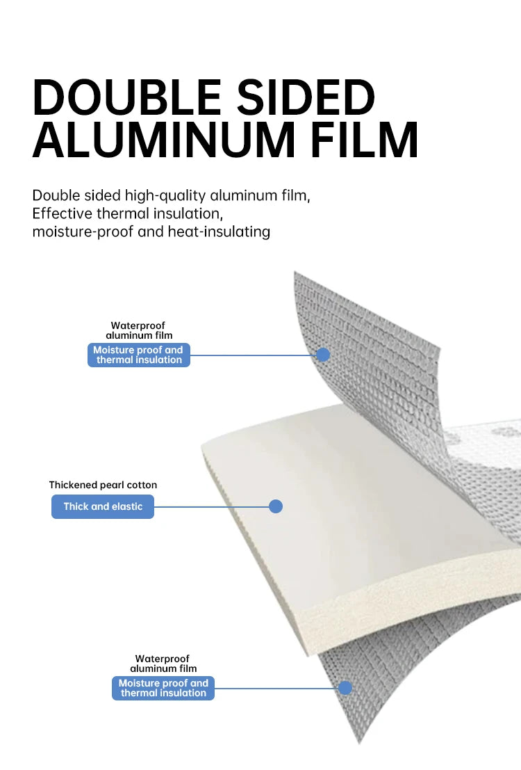 Waterproof Outdoor Picnic Mat 🏕️ | Double-Sided Aluminum Camping & Beach Blanket