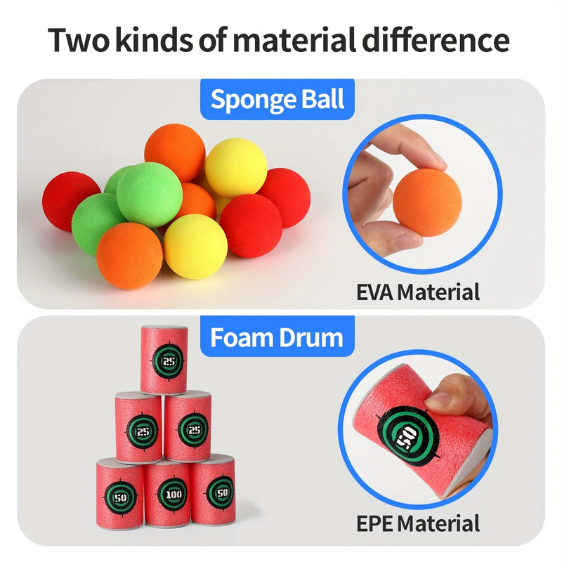 Soft Bullet Target Practice Toy for Kids 🎯 - Educational Shooting Toy with Soft Bullets 🔫