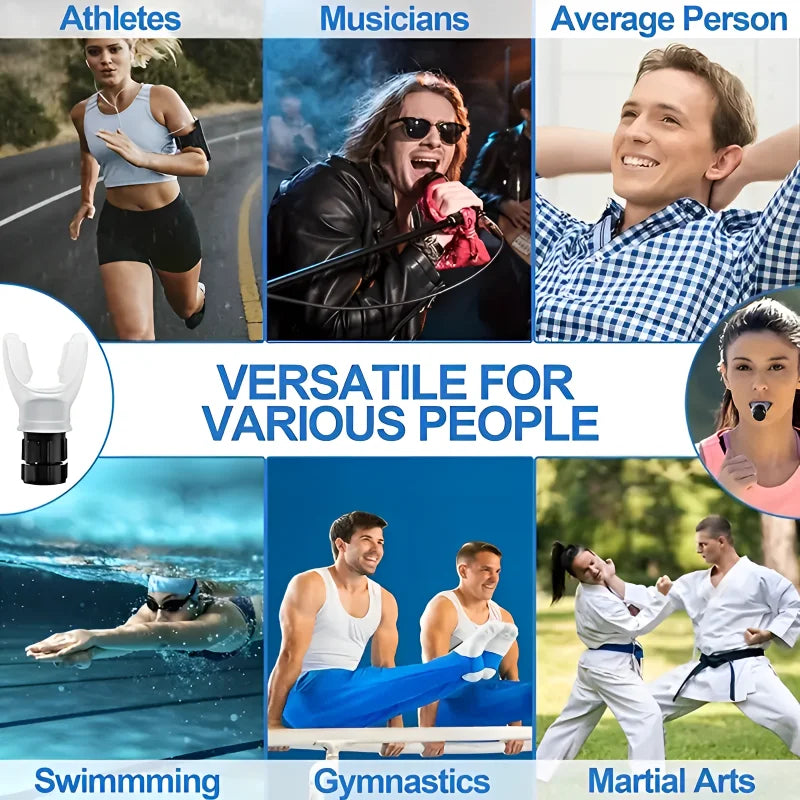 💨 LungFit Pro™ – Adjustable Breathing Exercise Device for Lung Strength & Endurance Training