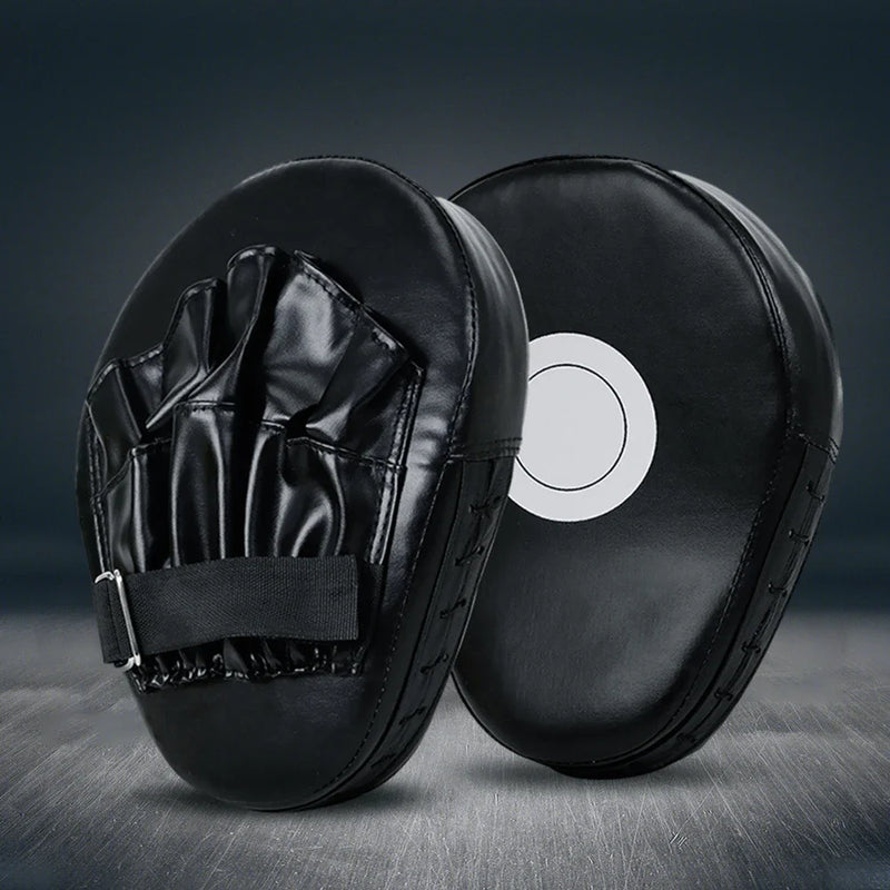 PU Leather Kickboxing Gloves & Punch Target Bag for MMA, Karate, Muay Thai & Sanda Training (Adults & Kids)