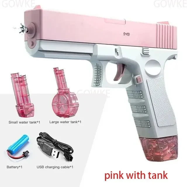 Blaster Splash™ High-Pressure Automatic Water Gun for Kids – Summer Beach Toy