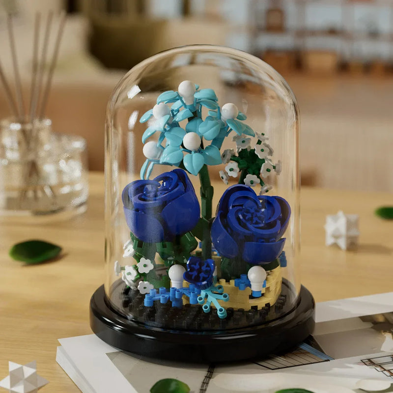 🌸 Flower Bouquet Bonsai Building Blocks Set – DIY Artificial Plant Toy for Kids & Home Decor 🌿