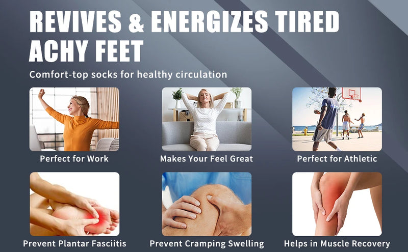 SlimFit™ Compression Socks – Unisex Calf Support for Varicose Veins, Sports & Daily Wear
