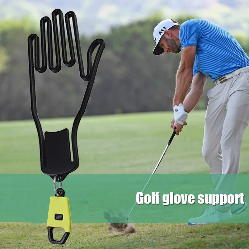 Golf Glove Holder Rack ⛳ | Portable Plastic Glove Hanger with Keychain – Glove Display & Support Stand