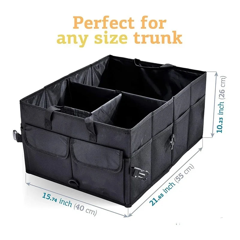 MaxCargo™ Collapsible Car Trunk Organizer – Heavy-Duty, Eco-Friendly Storage Box for SUVs, Trucks & Cars 🚗📦
