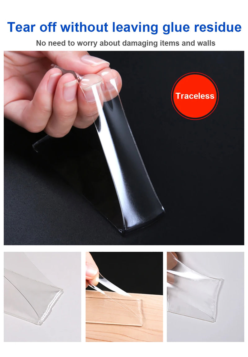 Nano Grip™ Super Strong Double-Sided Nano Tape – Waterproof, Removable, Heavy Duty (20/30/50mm)