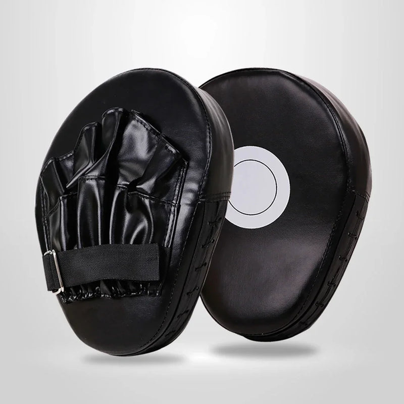 PU Leather Kickboxing Gloves & Punch Target Bag for MMA, Karate, Muay Thai & Sanda Training (Adults & Kids)