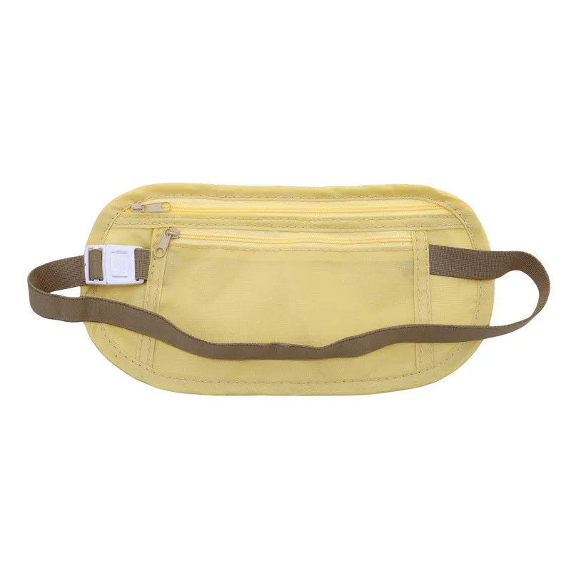 Invisible Travel Money Belt 💼 | Hidden Waist Bag for Running, Hiking & Travel 🏃✈️