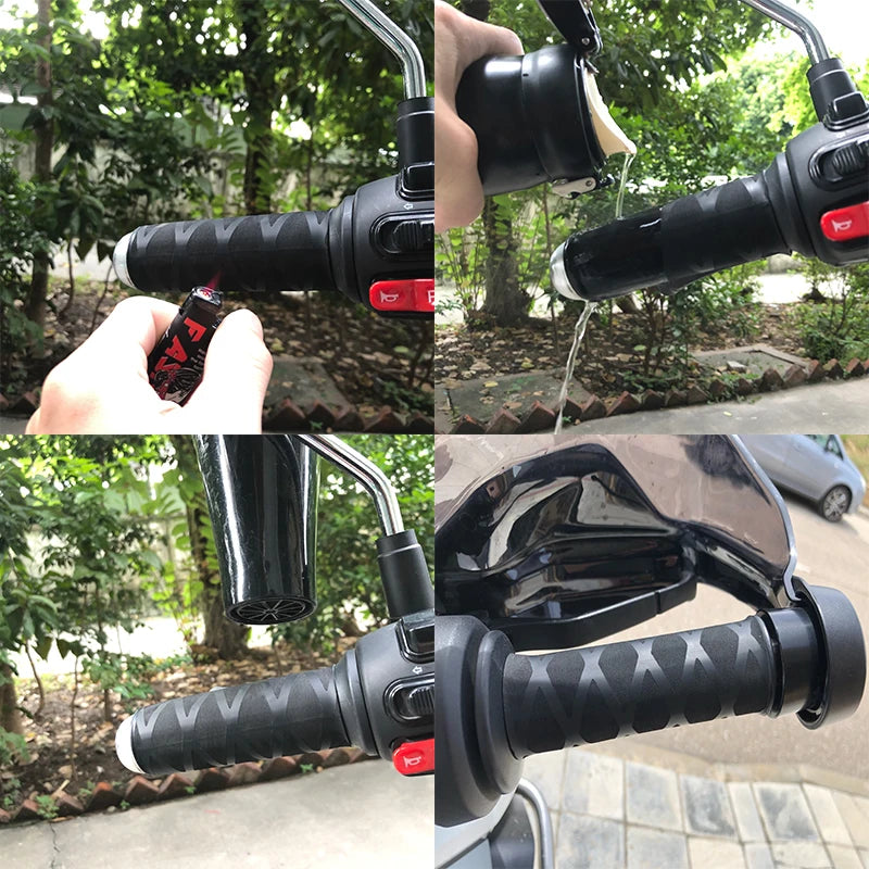 🔥 BMW GS Series Heat Shrink Grip Covers – R1250GS / R1200GS / F750GS / F850GS / F900R | Non-Slip Rubber Handlebar Wrap 🏍️💪
