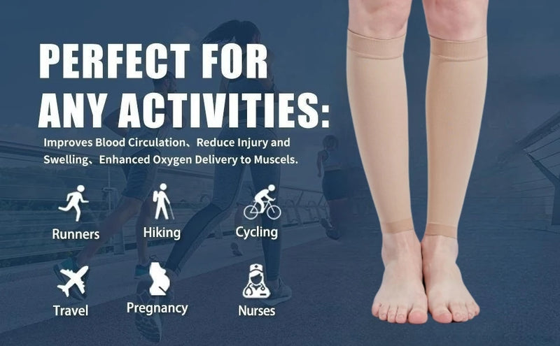 SlimFit™ Compression Socks – Unisex Calf Support for Varicose Veins, Sports & Daily Wear