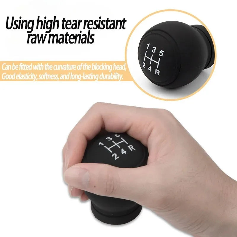 Universal Silicone Gear Shift Knob Cover – Nonslip, Waterproof & Dustproof Manual Shifter Protector