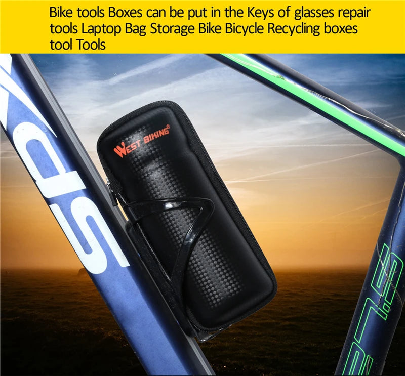 🚴 WEST BIKING Bike Tool Capsule – Bottle Cage Storage for Repair Kit, Keys & Cycling Essentials