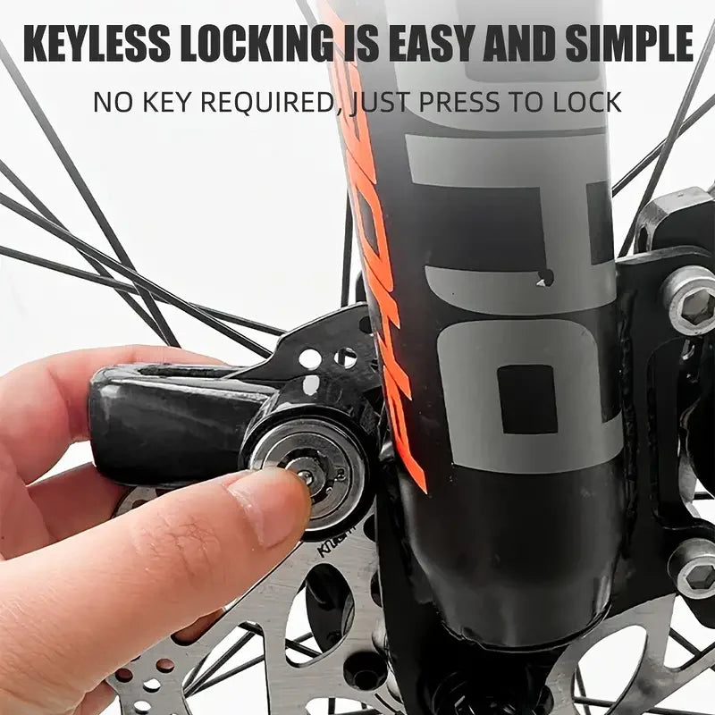 🔒 Motorcycle Disc Brake Lock – Heavy-Duty Anti-Theft Security for Bikes & Motorcycles | No Battery Needed | 2 Keys Included