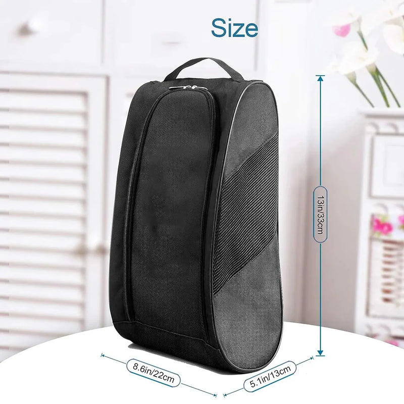 Portable Sports Shoe Bag 🏈⚽ – Waterproof Football, Golf & Basketball Boot Bag for Men, Women, Boys & Girls