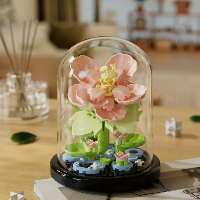 🌸 Flower Bouquet Bonsai Building Blocks Set – DIY Artificial Plant Toy for Kids & Home Decor 🌿