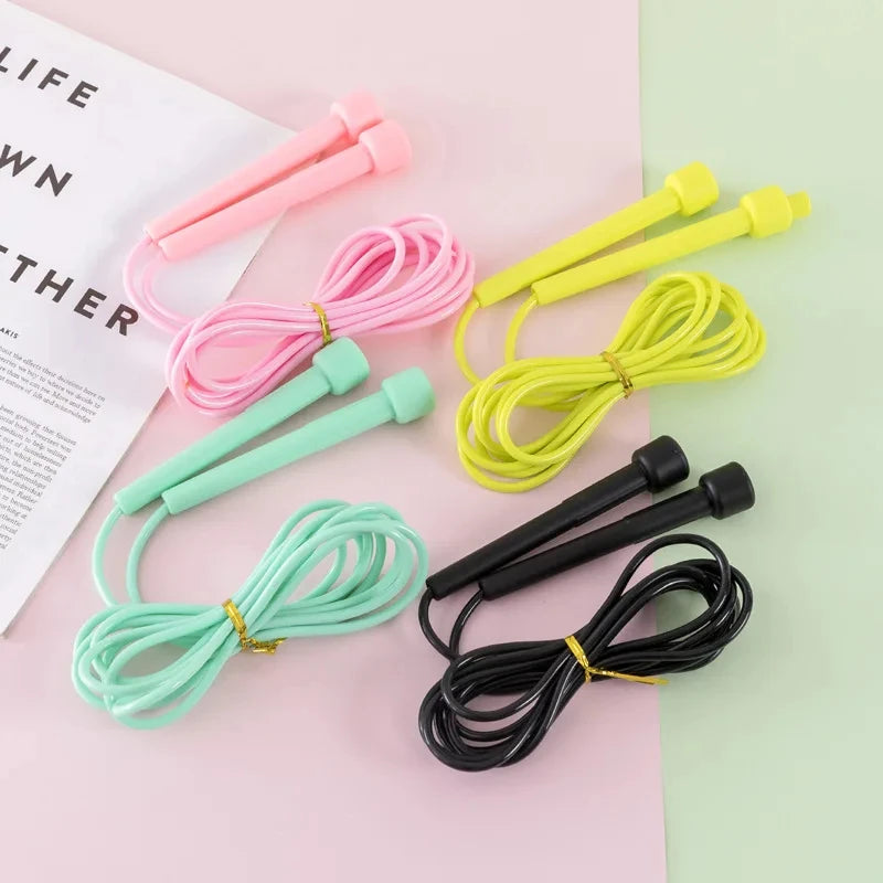 2.8M PVC Speed Skipping Rope 🏃‍♂️🔥 Adjustable Jump Rope for Adults & Kids | Fitness, Weight Loss & Gym Workouts