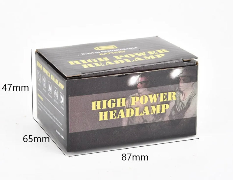 🔥 Ultra Bright COB LED Rechargeable Headlamp – USB Magnetic & Waterproof Head Torch for Outdoor, Fishing & Camping