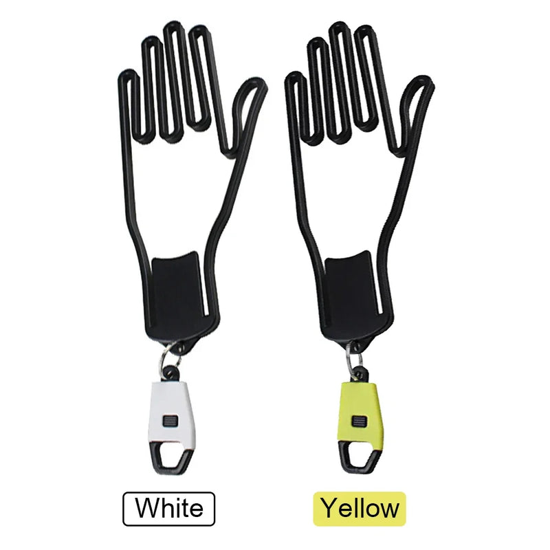 Golf Glove Holder Rack ⛳ | Portable Plastic Glove Hanger with Keychain – Glove Display & Support Stand