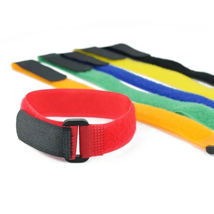 5pcs Universal Bike Handlebar Strap – Nylon Flashlight Holder & Tie-Down Bands