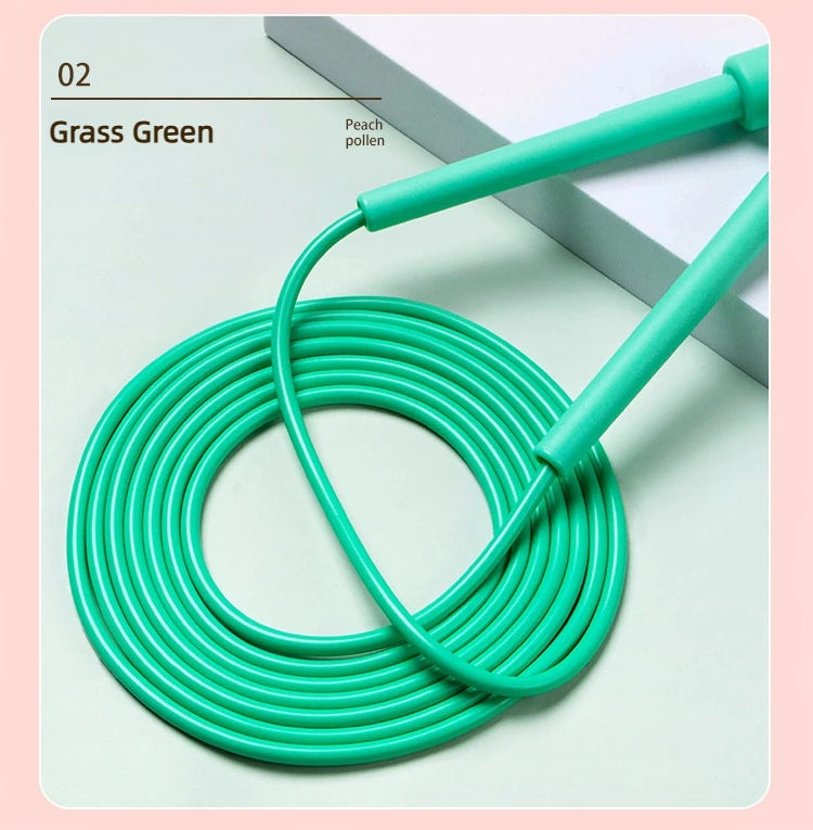 2.8M PVC Speed Skipping Rope 🏃‍♂️🔥 Adjustable Jump Rope for Adults & Kids | Fitness, Weight Loss & Gym Workouts
