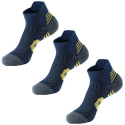 3 Pairs Non-Slip Quick-Drying Fitness & Running Socks for Men & Women - Basketball Training Socks 🏃‍♂️🏀
